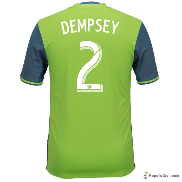 Camiseta Seattle Sounders Replica Primera Ropa Dempsey 2016/17 Verde